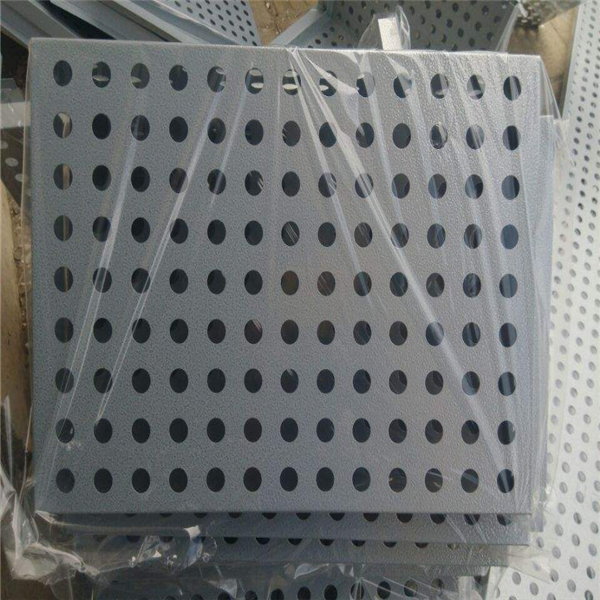 廣東氟碳鋁單板廠家傳祺汽車(chē)4s店外墻銀色鍍鋅沖孔鋼板