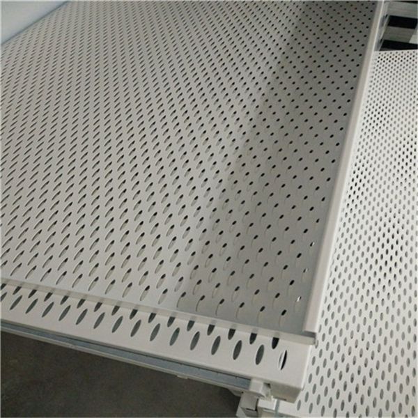 啟辰4s店專用吊頂沖孔勾搭鋁單板柳葉孔鋁單板吊頂 (8)