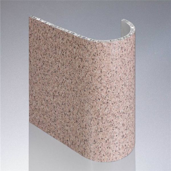 仿石材弧形鋁蜂窩板