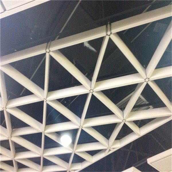 廣州金騰達三角形格子鋁格柵吊頂 (2)