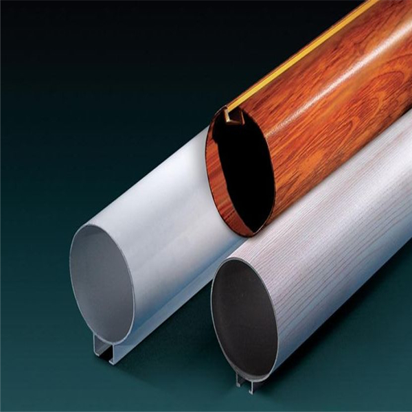 江蘇鋁圓管廠家 鋁圓管吊頂 木紋鋁圓管天花 辦公室吊頂