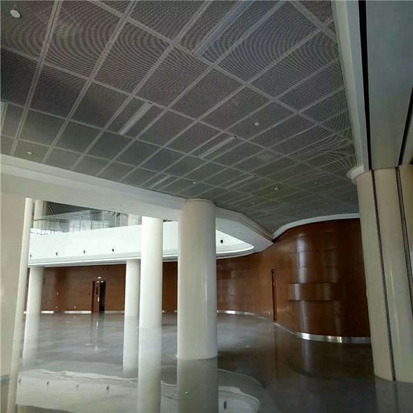 網(wǎng)格鋁天花拉網(wǎng)鋁單板 (1)