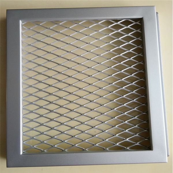 拉伸網格鋁天花廠家 氟碳鋁網格天花 (13)