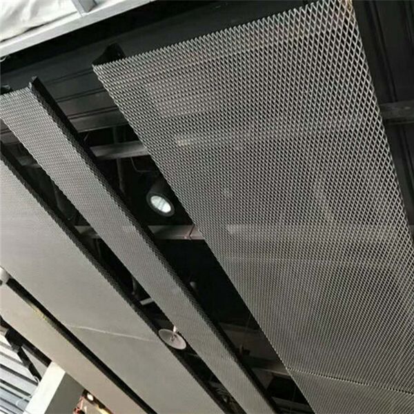 拉伸網格鋁天花廠家 氟碳鋁網格天花 (3)
