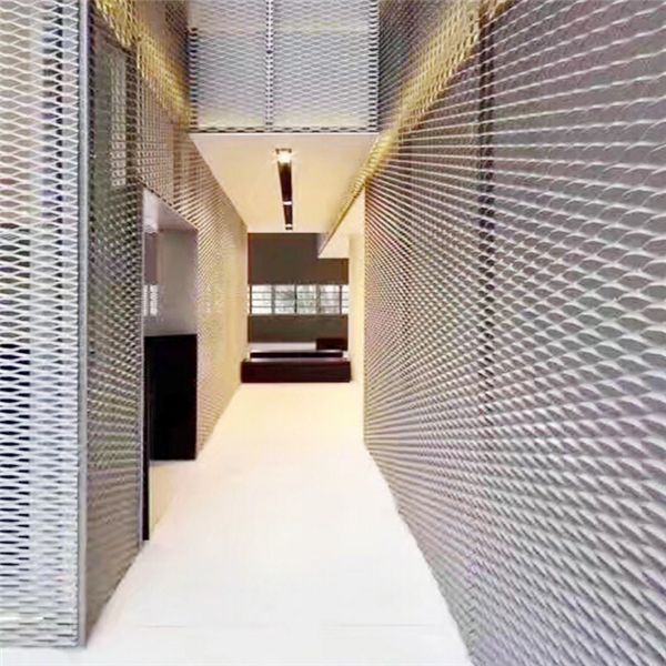 拉伸網(wǎng)格鋁天花廠家 氟碳鋁網(wǎng)格天花 (8)